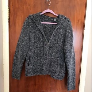 Relativity full zip hooded sweater.